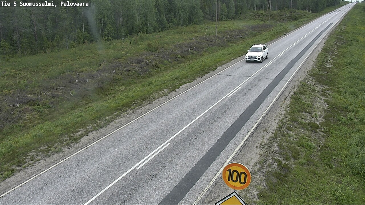 Weather Camera Image Road 5 Suomussalmi, Palovaara, Suomussalmi, Kainuu