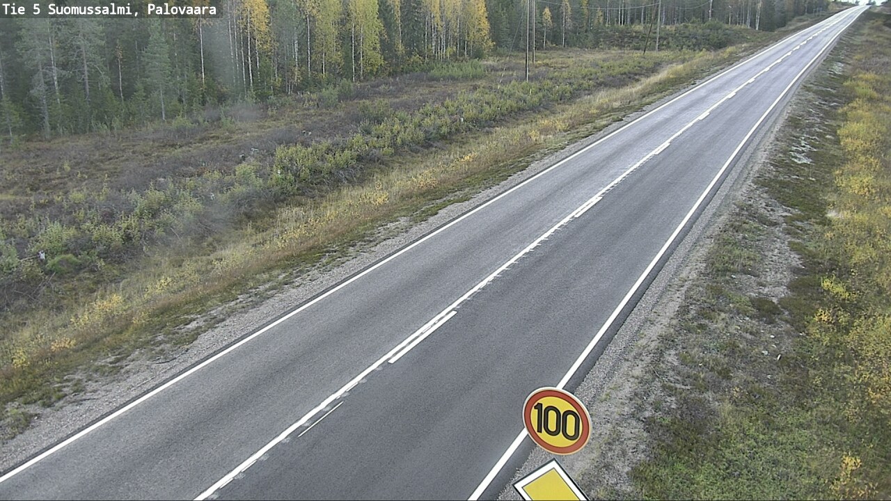 Kelikamerat Kuva Tie 5 Suomussalmi, Palovaara, Suomussalmi, Kainuu