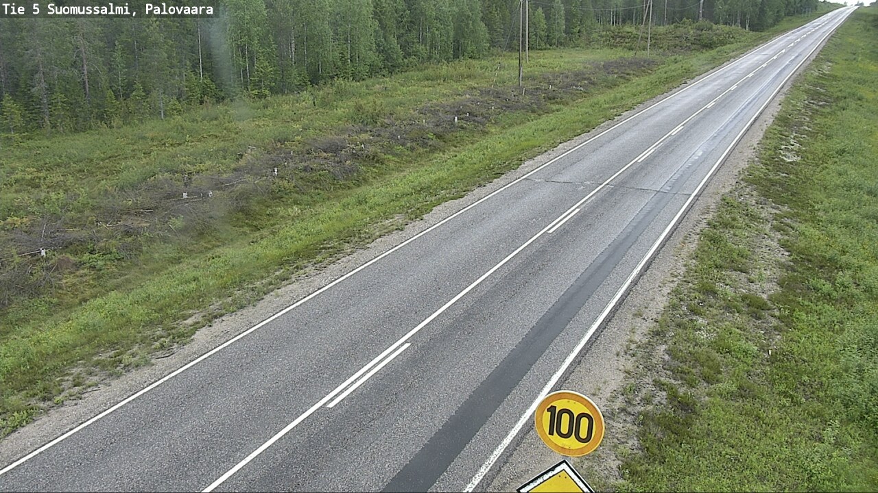 Kelikamerat Kuva Tie 5 Suomussalmi, Palovaara, Suomussalmi, Kainuu
