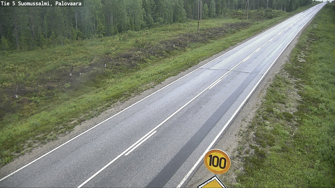 Kelikamerat Kuva Tie 5 Suomussalmi, Palovaara, Suomussalmi, Kainuu