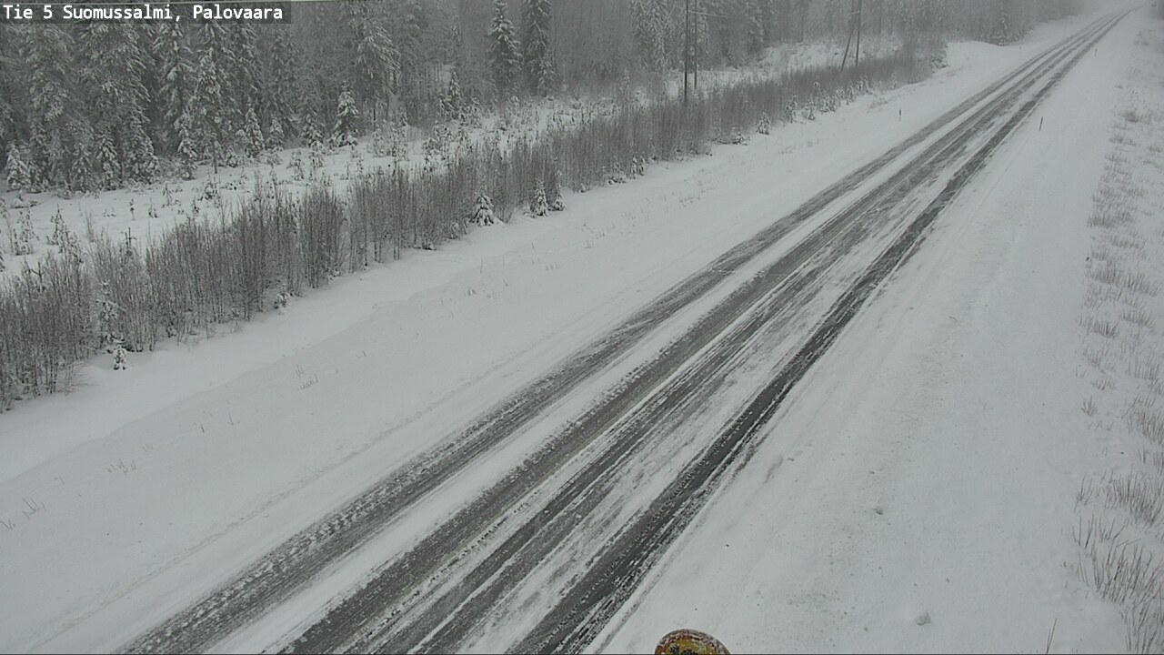 Weather Camera Image Road 5 Suomussalmi, Palovaara, Suomussalmi, Kainuu
