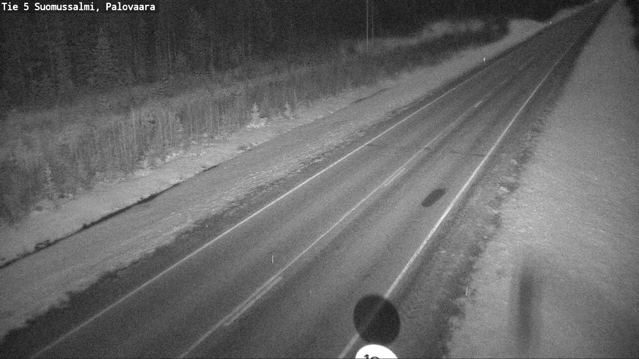 Weather Camera Image Road 5 Suomussalmi, Palovaara, Suomussalmi, Kainuu