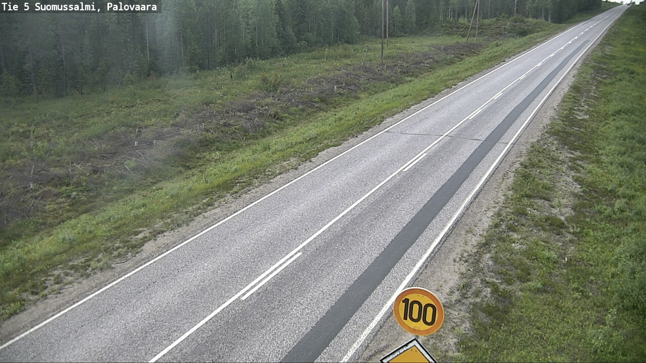 Kelikamerat Kuva Tie 5 Suomussalmi, Palovaara, Suomussalmi, Kainuu