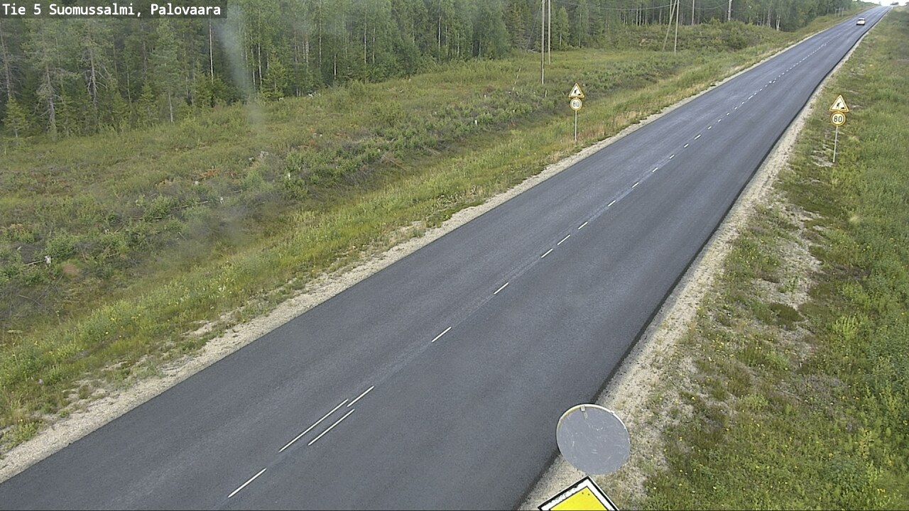 Kelikamerat Kuva Tie 5 Suomussalmi, Palovaara, Suomussalmi, Kainuu
