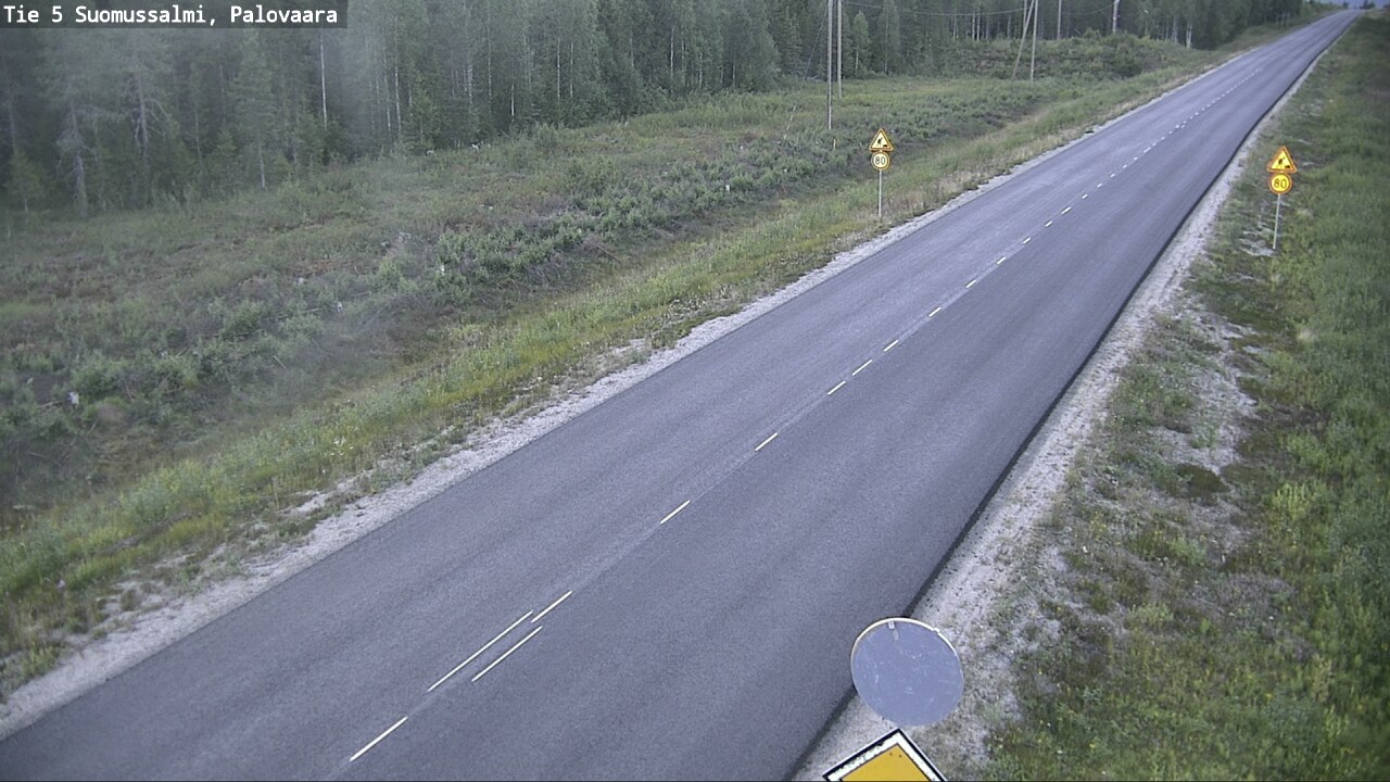 Kelikamerat Kuva Tie 5 Suomussalmi, Palovaara, Suomussalmi, Kainuu