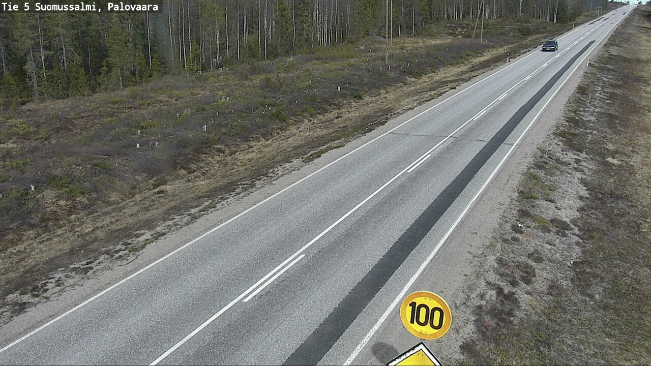Kelikamerat Kuva Tie 5 Suomussalmi, Palovaara, Suomussalmi, Kainuu