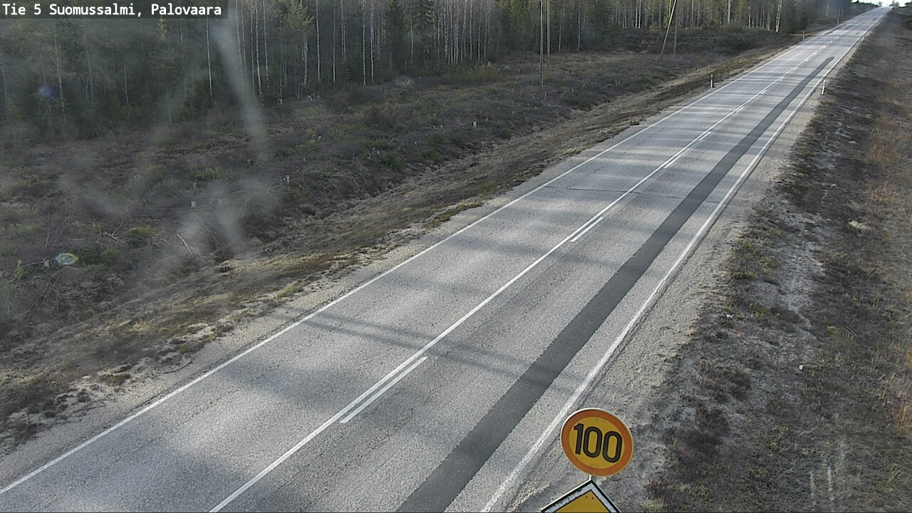 Kelikamerat Kuva Tie 5 Suomussalmi, Palovaara, Suomussalmi, Kainuu