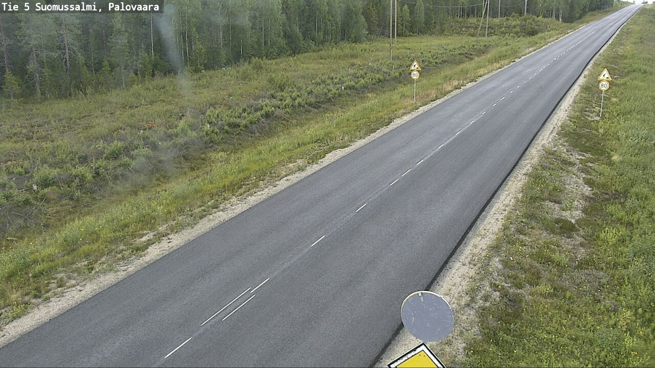 Kelikamerat Kuva Tie 5 Suomussalmi, Palovaara, Suomussalmi, Kainuu
