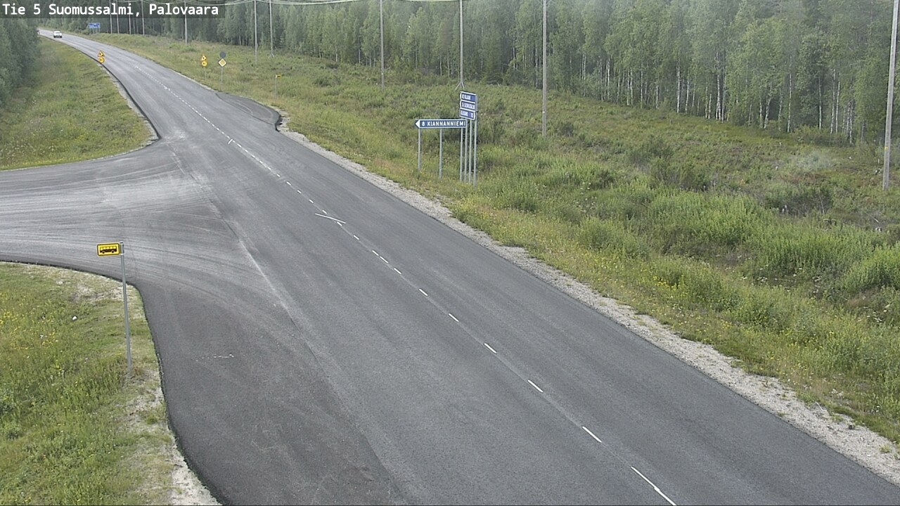 Kelikamerat Kuva Tie 5 Suomussalmi, Palovaara, Suomussalmi, Kainuu