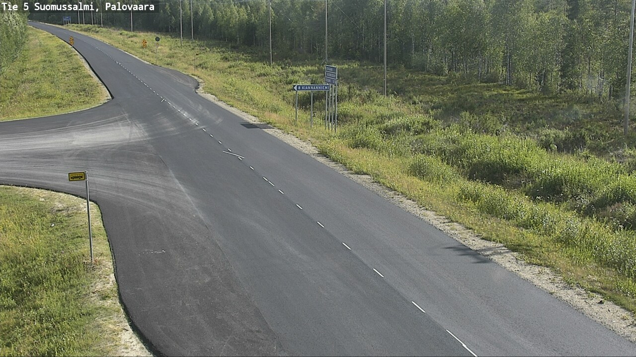 Kelikamerat Kuva Tie 5 Suomussalmi, Palovaara, Suomussalmi, Kainuu