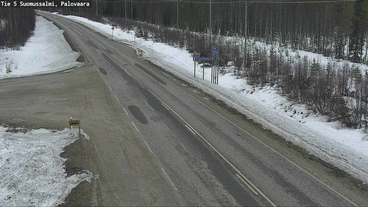 Kelikamerat Kuva Tie 5 Suomussalmi, Palovaara, Suomussalmi, Kainuu