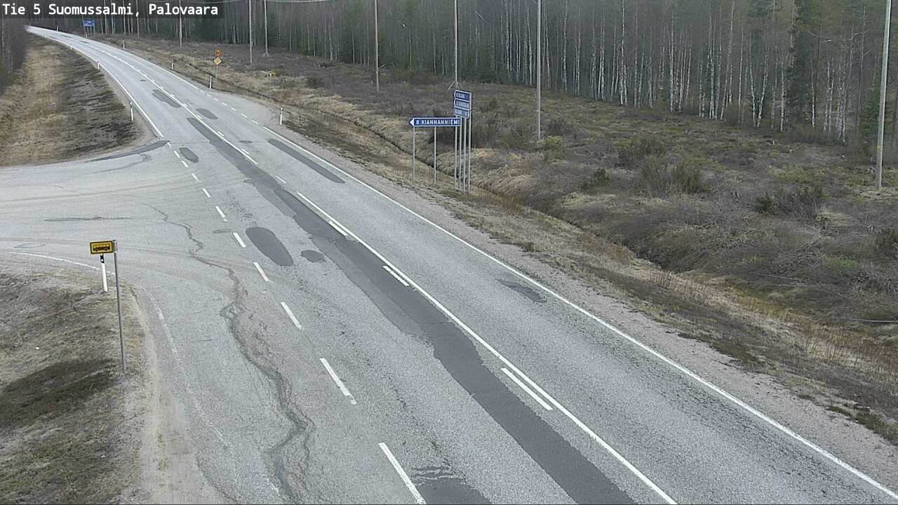 Kelikamerat Kuva Tie 5 Suomussalmi, Palovaara, Suomussalmi, Kainuu