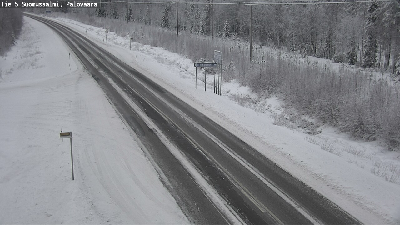 Kelikamerat Kuva Tie 5 Suomussalmi, Palovaara, Suomussalmi, Kainuu