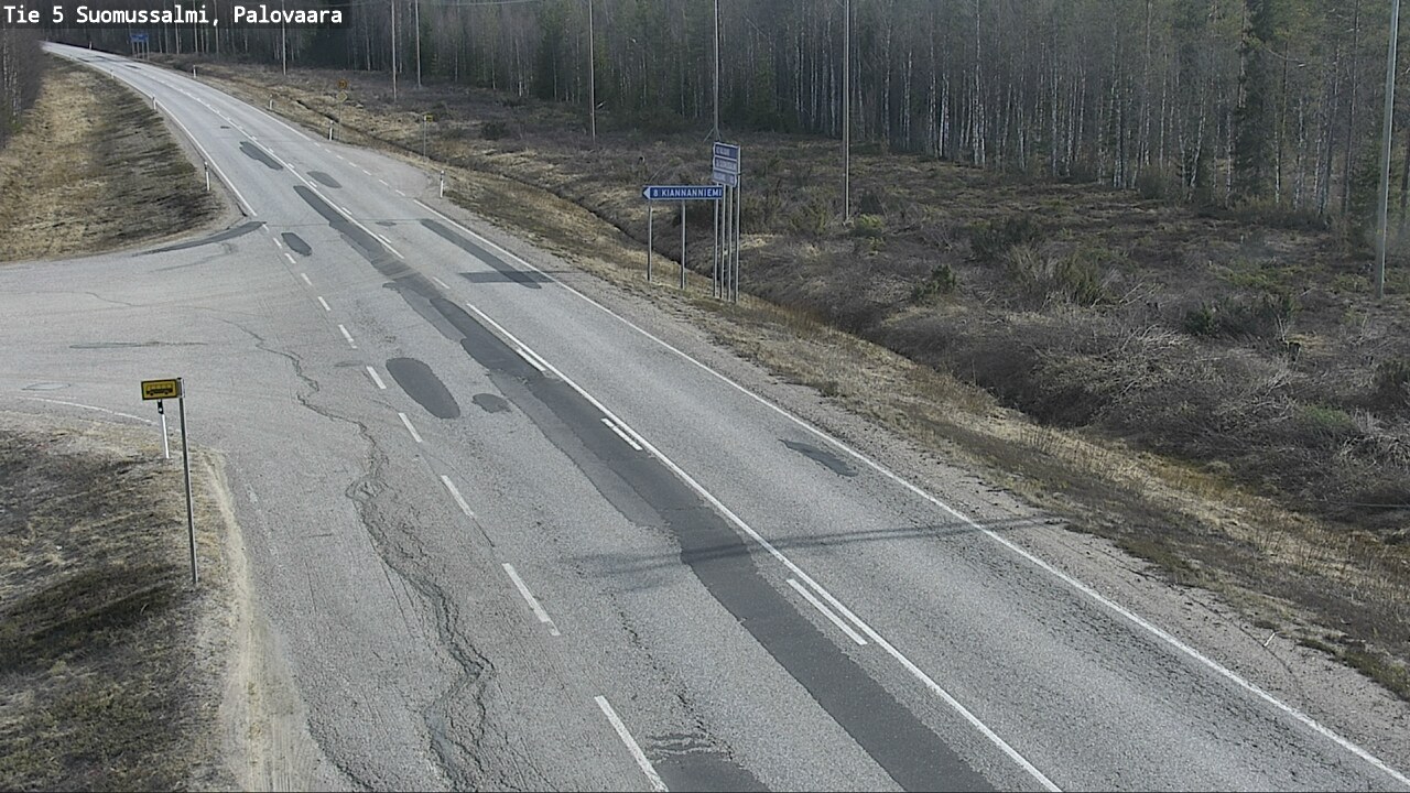 Kelikamerat Kuva Tie 5 Suomussalmi, Palovaara, Suomussalmi, Kainuu