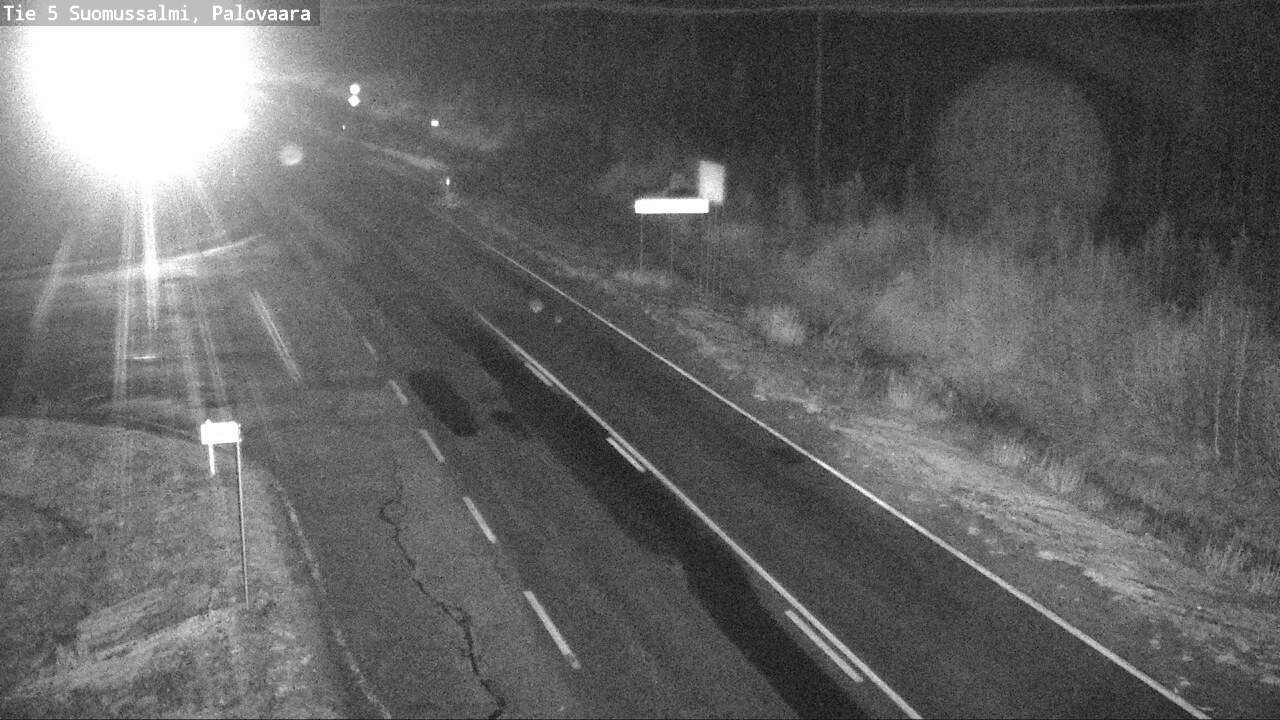 Kelikamerat Kuva Tie 5 Suomussalmi, Palovaara, Suomussalmi, Kainuu