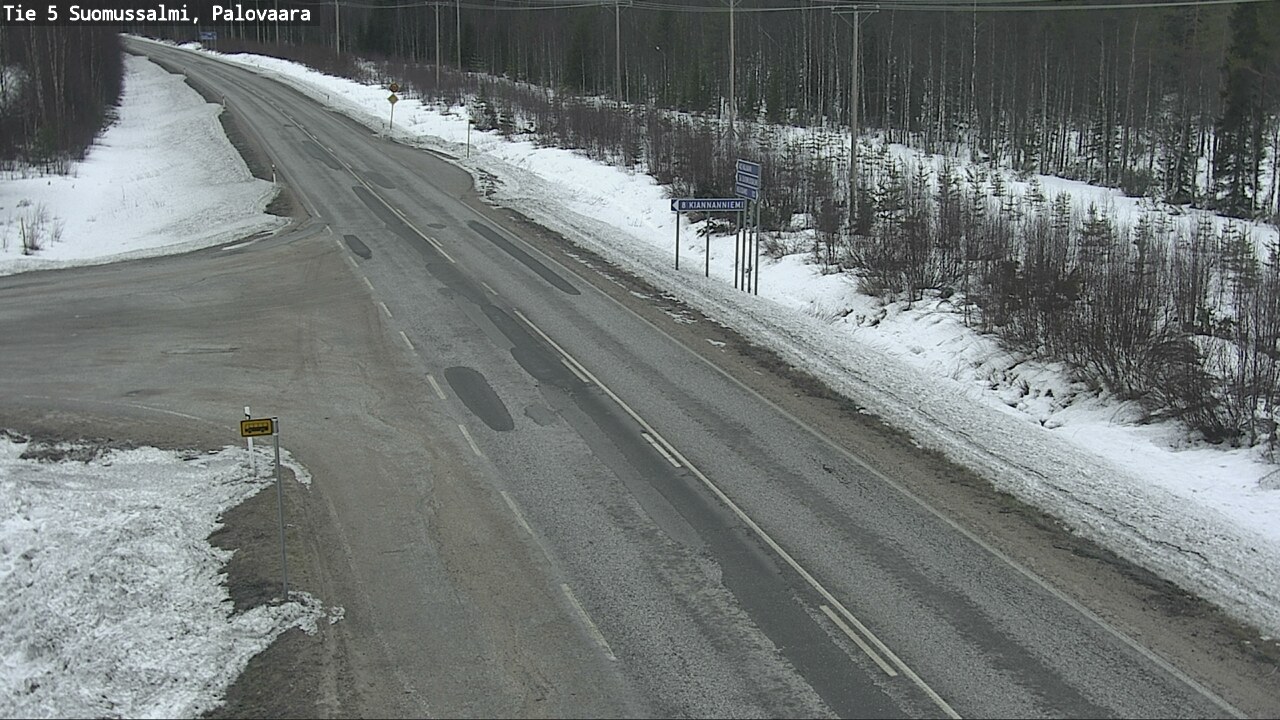 Kelikamerat Kuva Tie 5 Suomussalmi, Palovaara, Suomussalmi, Kainuu