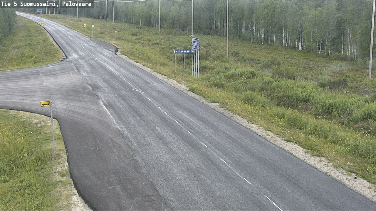 Kelikamerat Kuva Tie 5 Suomussalmi, Palovaara, Suomussalmi, Kainuu