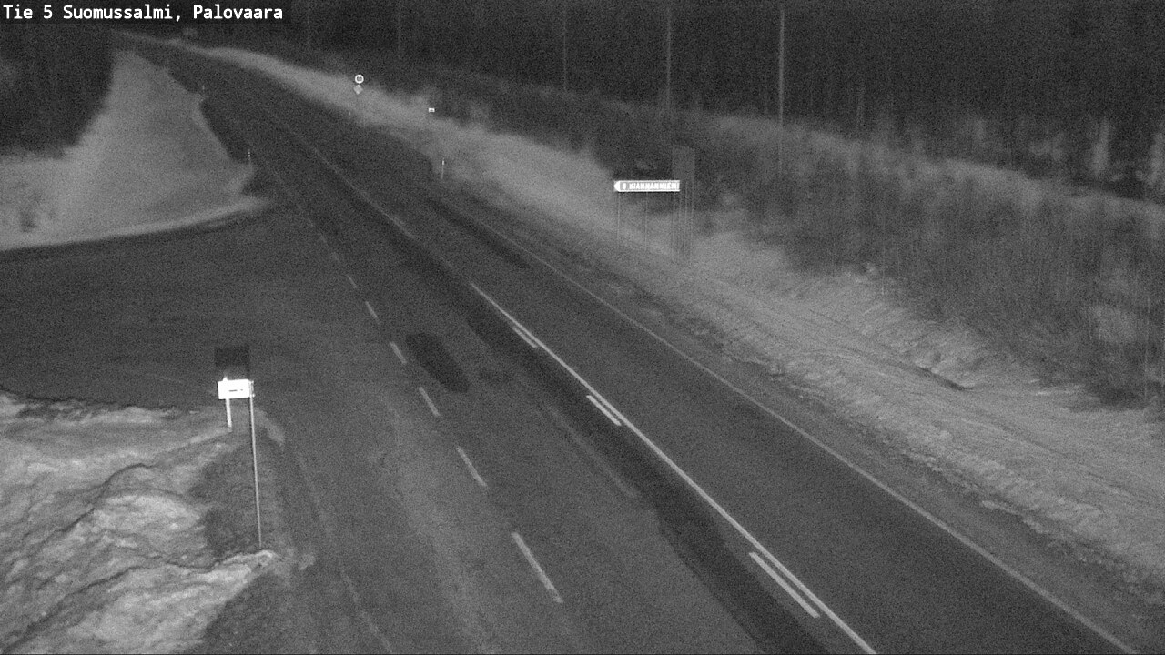 Kelikamerat Kuva Tie 5 Suomussalmi, Palovaara, Suomussalmi, Kainuu