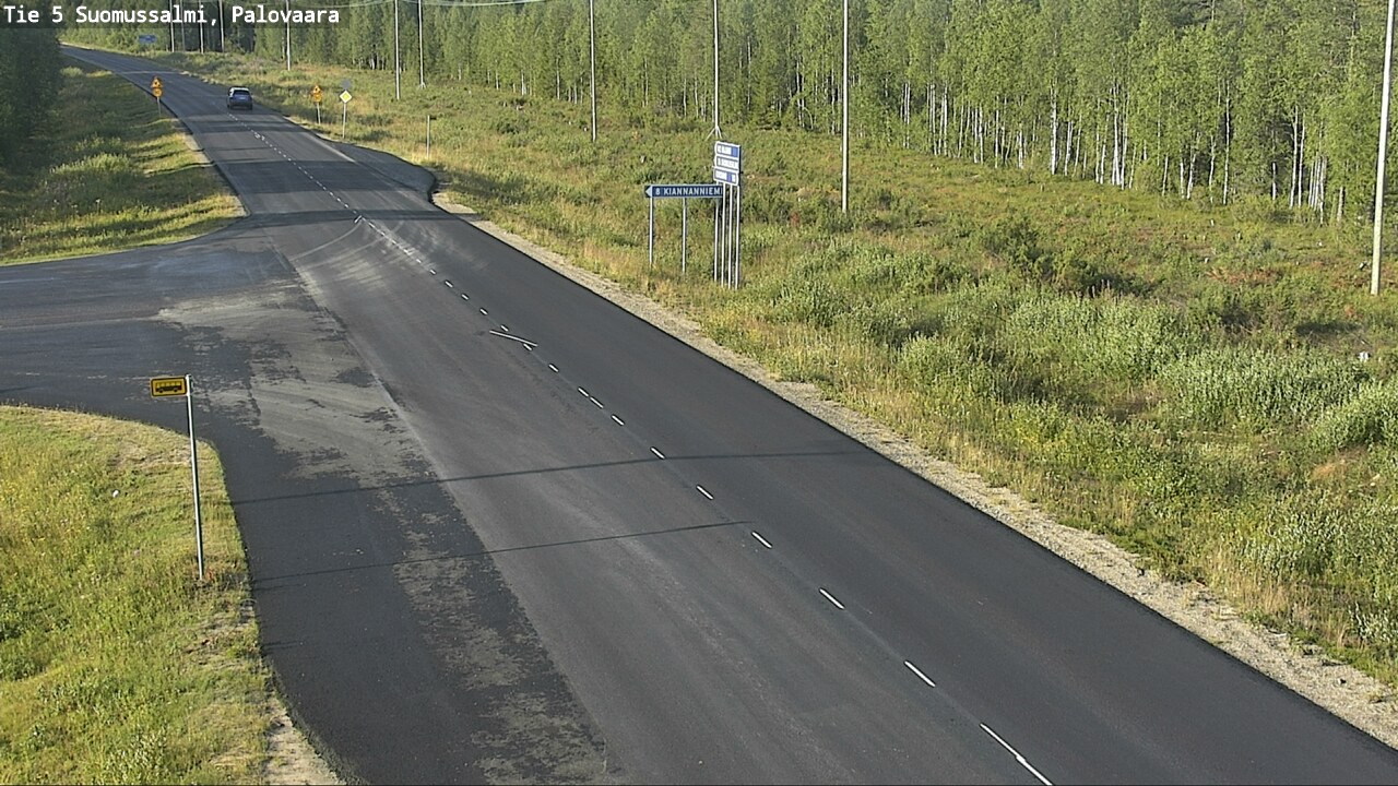 Weather Camera Image Road 5 Suomussalmi, Palovaara, Suomussalmi, Kainuu