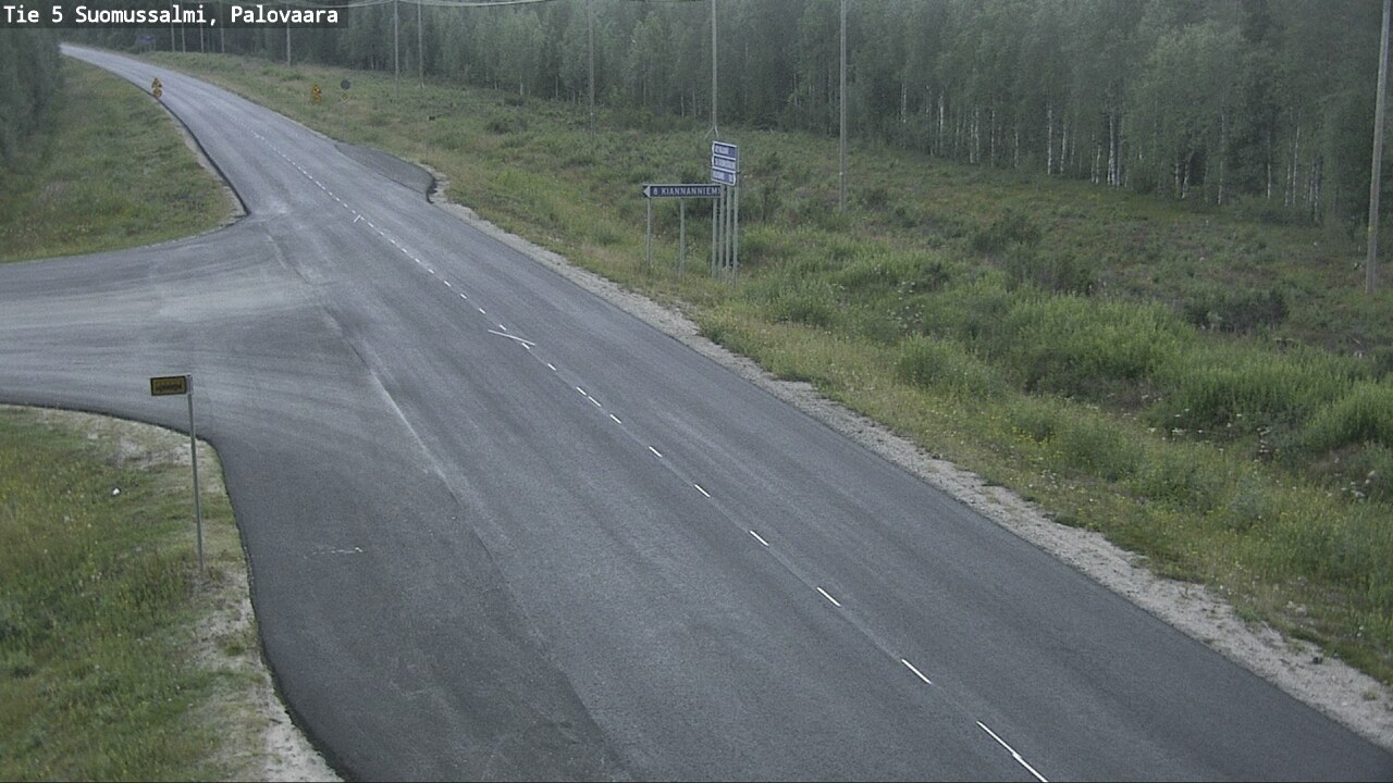 Kelikamerat Kuva Tie 5 Suomussalmi, Palovaara, Suomussalmi, Kainuu