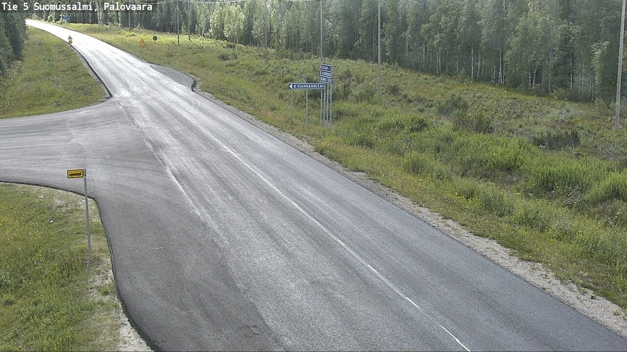 Kelikamerat Kuva Tie 5 Suomussalmi, Palovaara, Suomussalmi, Kainuu