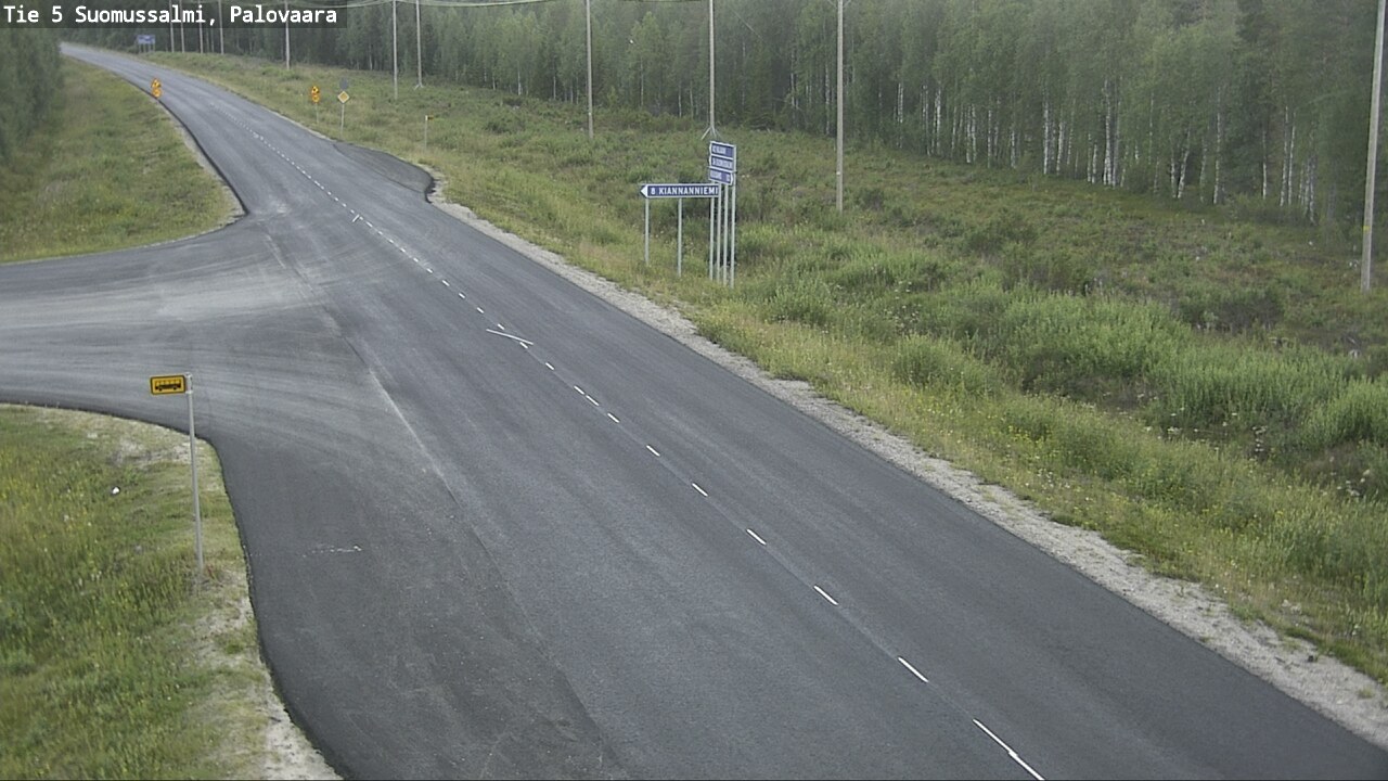 Kelikamerat Kuva Tie 5 Suomussalmi, Palovaara, Suomussalmi, Kainuu