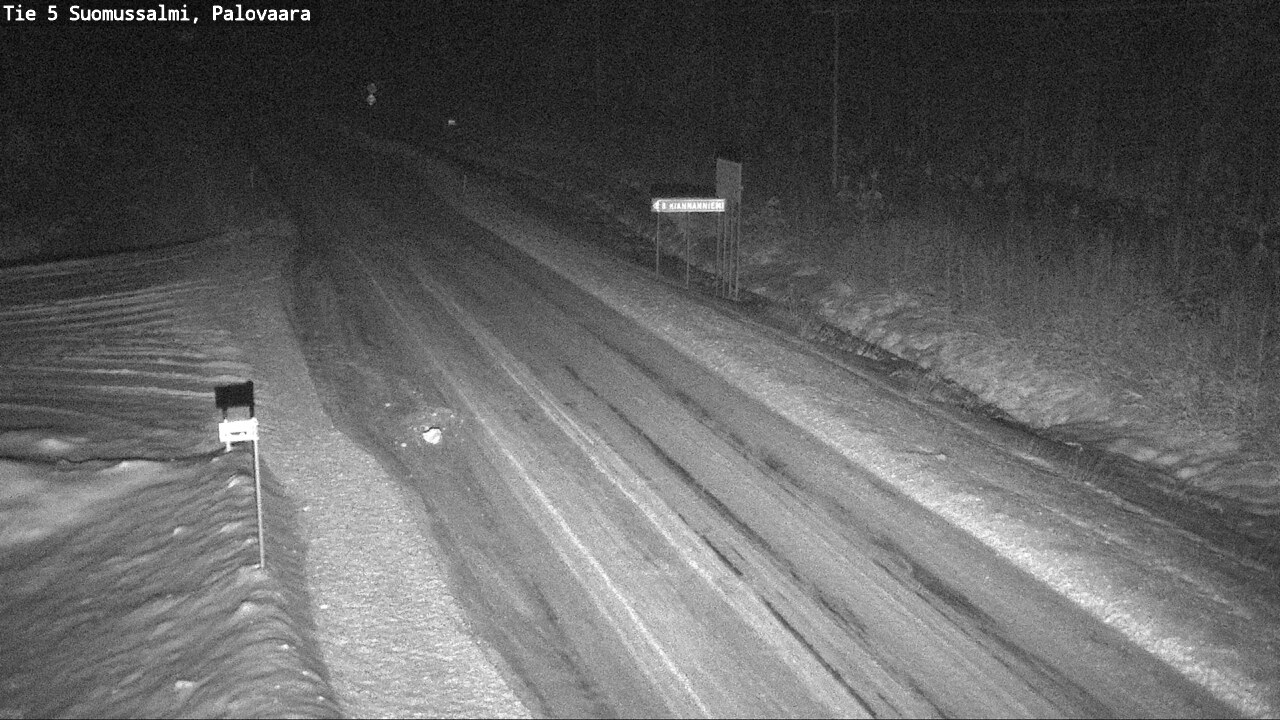 Weather Camera Image Road 5 Suomussalmi, Palovaara, Suomussalmi, Kainuu