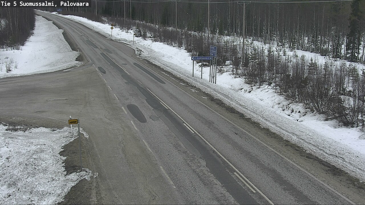 Kelikamerat Kuva Tie 5 Suomussalmi, Palovaara, Suomussalmi, Kainuu