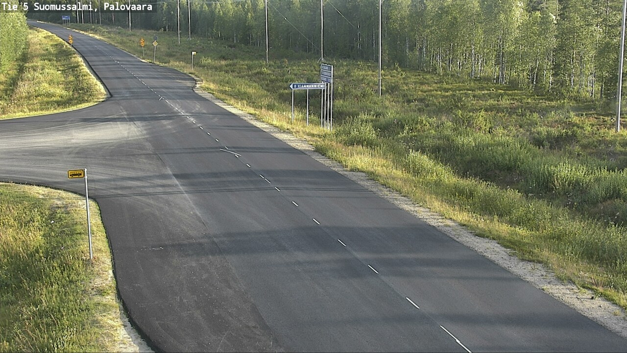 Kelikamerat Kuva Tie 5 Suomussalmi, Palovaara, Suomussalmi, Kainuu