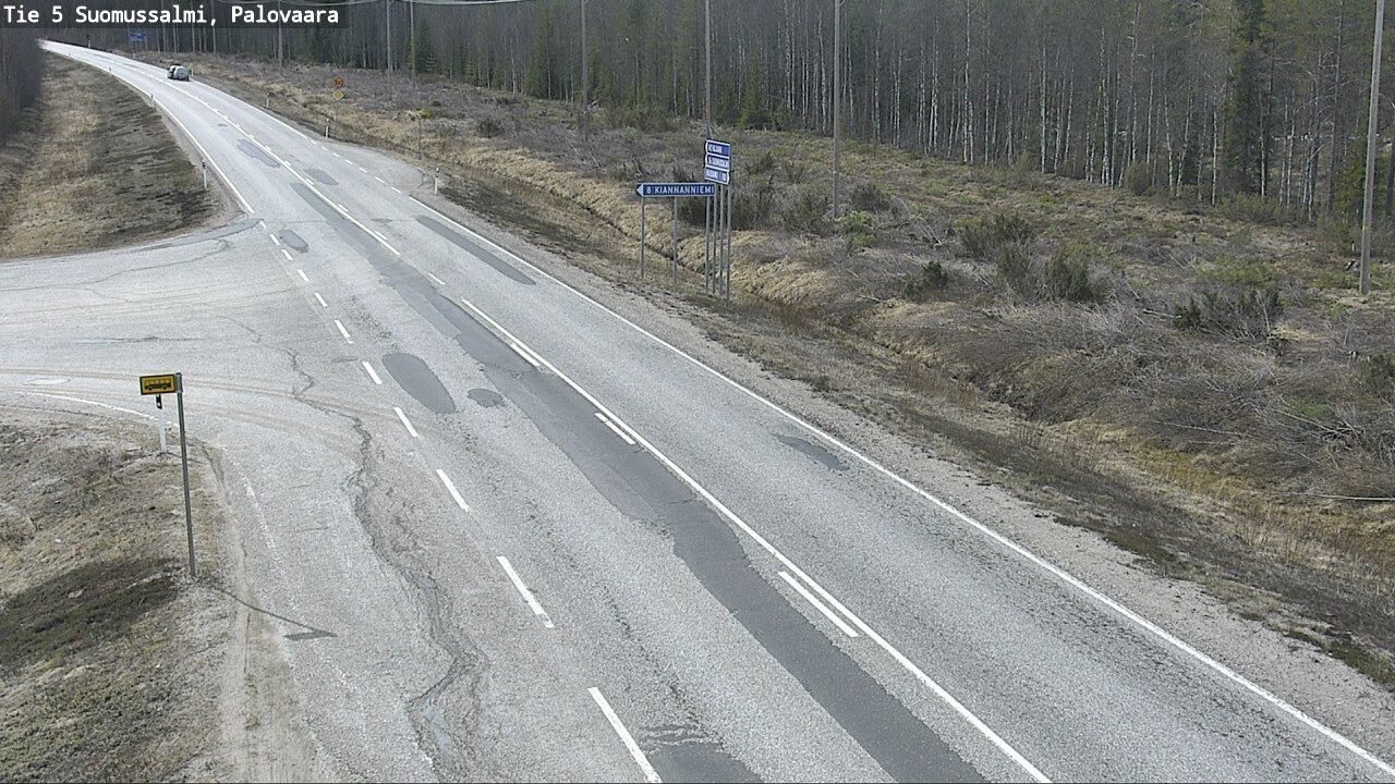Kelikamerat Kuva Tie 5 Suomussalmi, Palovaara, Suomussalmi, Kainuu