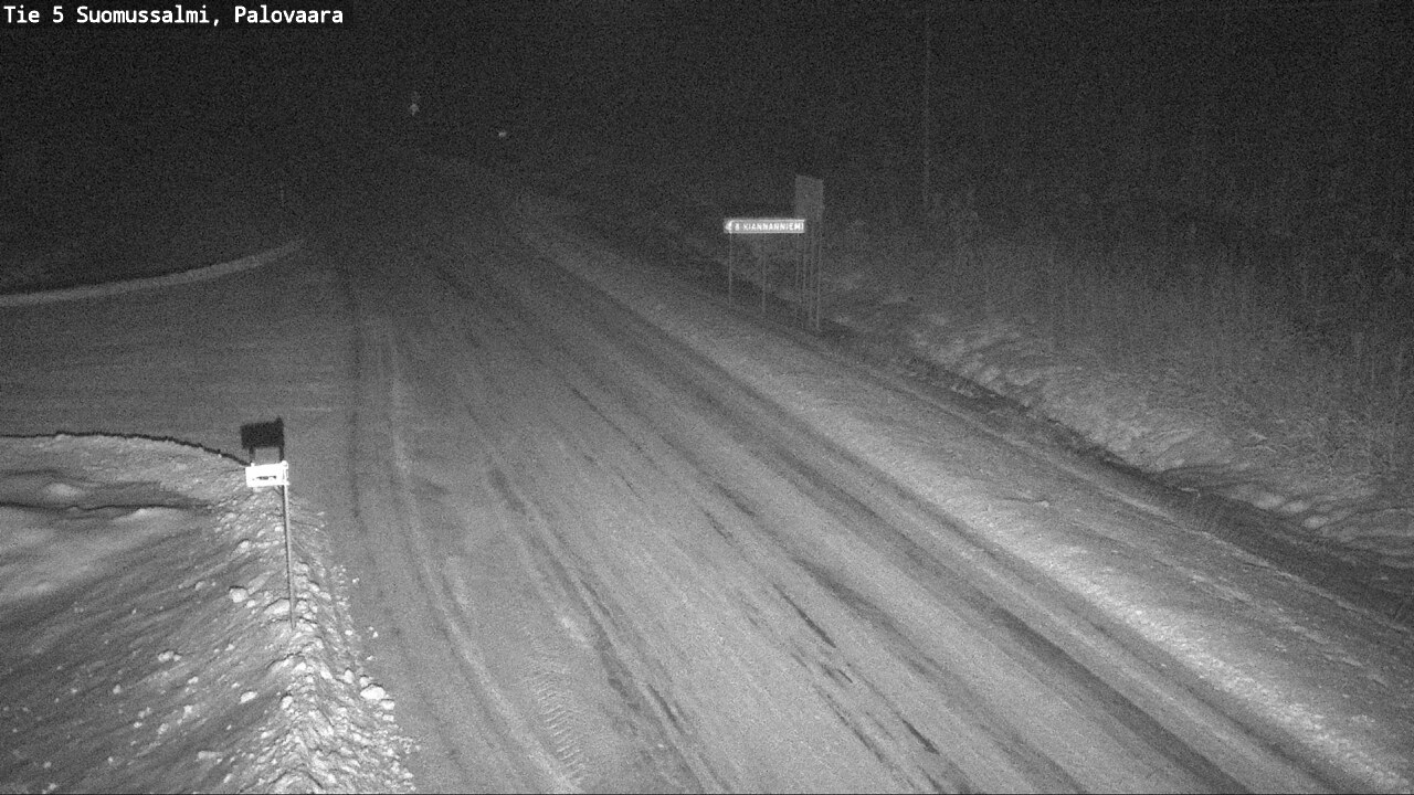 Weather Camera Image Road 5 Suomussalmi, Palovaara, Suomussalmi, Kainuu
