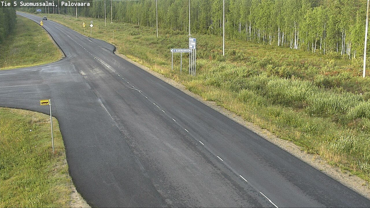 Weather Camera Image Road 5 Suomussalmi, Palovaara, Suomussalmi, Kainuu
