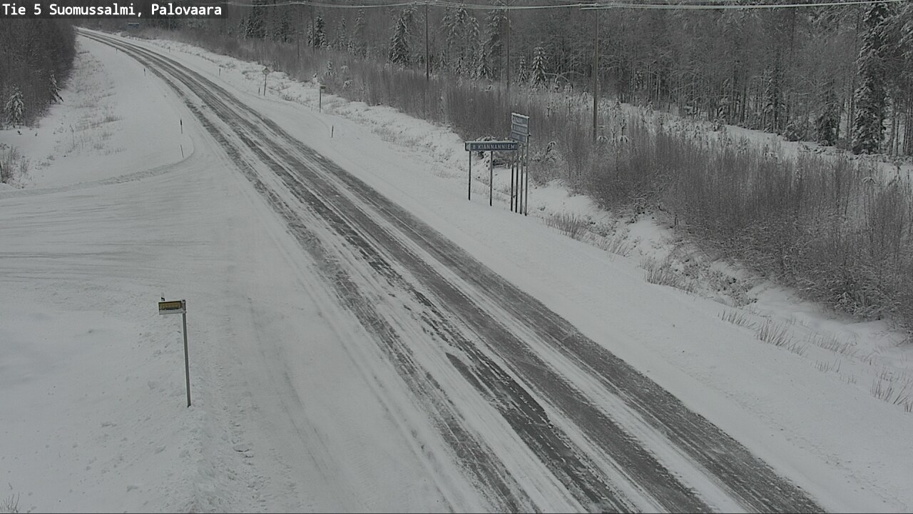Weather Camera Image Road 5 Suomussalmi, Palovaara, Suomussalmi, Kainuu