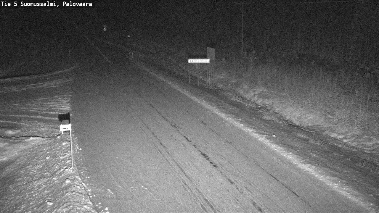 Kelikamerat Kuva Tie 5 Suomussalmi, Palovaara, Suomussalmi, Kainuu