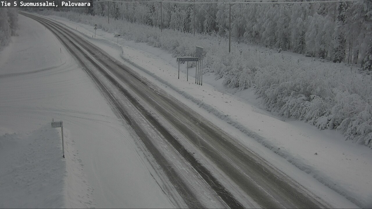 Kelikamerat Kuva Tie 5 Suomussalmi, Palovaara, Suomussalmi, Kainuu