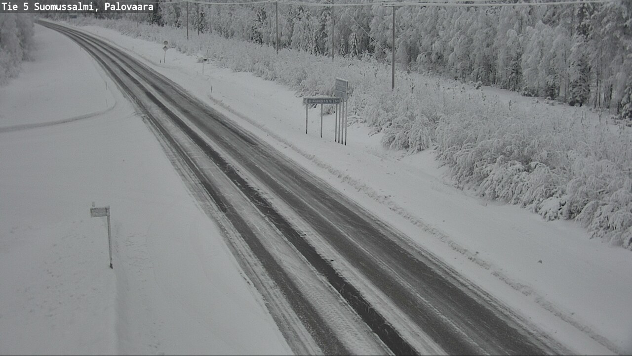 Kelikamerat Kuva Tie 5 Suomussalmi, Palovaara, Suomussalmi, Kainuu