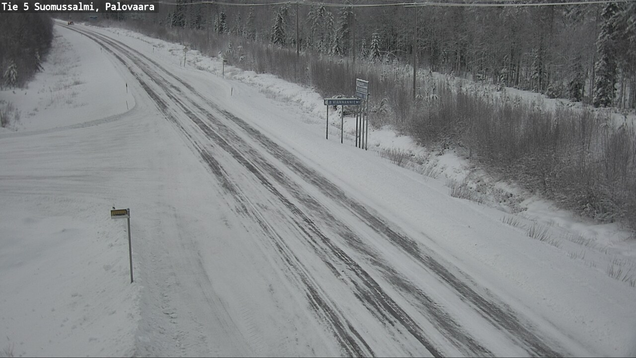 Weather Camera Image Road 5 Suomussalmi, Palovaara, Suomussalmi, Kainuu