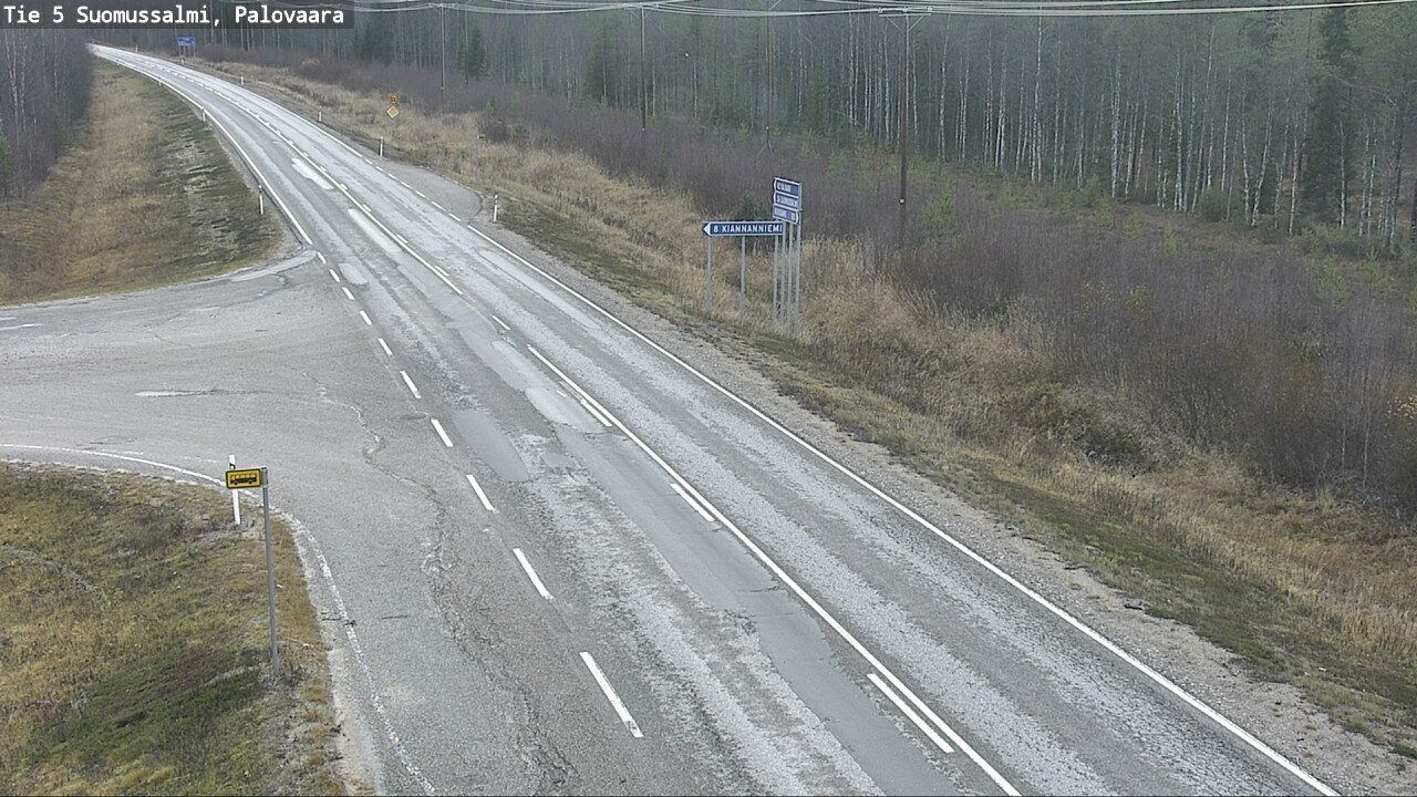 Kelikamerat Kuva Tie 5 Suomussalmi, Palovaara, Suomussalmi, Kainuu