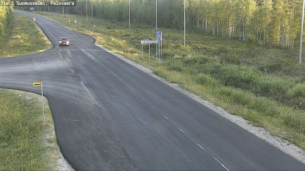 Kelikamerat Kuva Tie 5 Suomussalmi, Palovaara, Suomussalmi, Kainuu