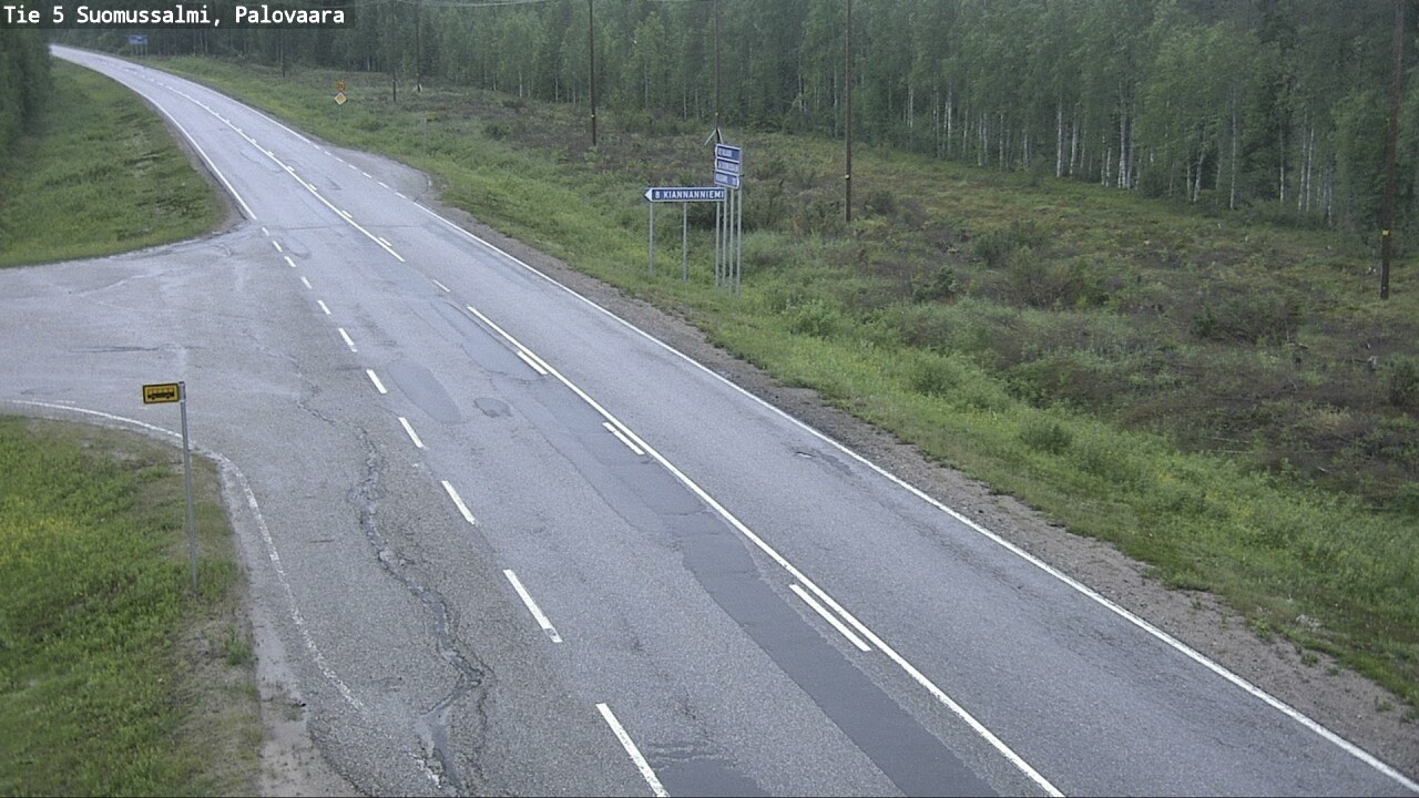 Kelikamerat Kuva Tie 5 Suomussalmi, Palovaara, Suomussalmi, Kainuu