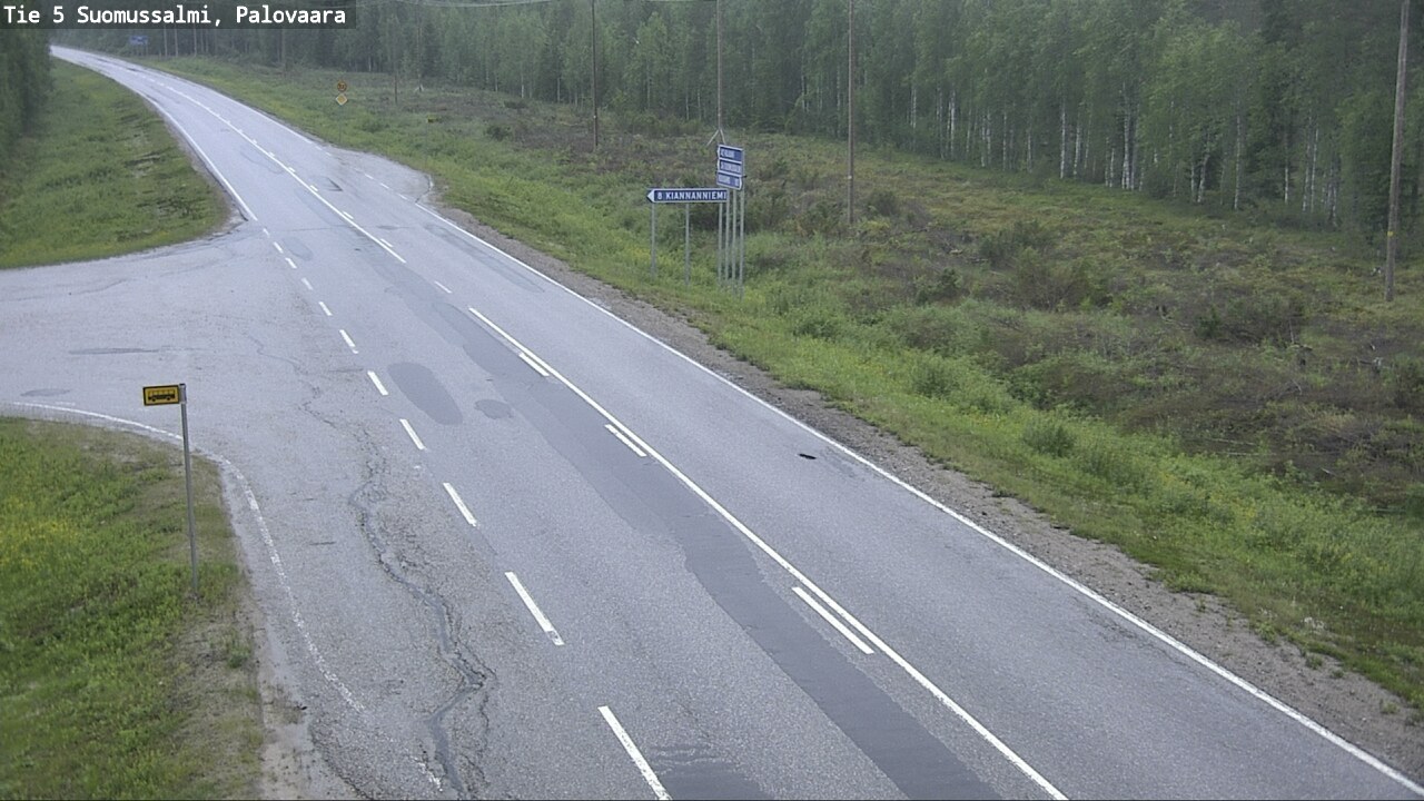 Kelikamerat Kuva Tie 5 Suomussalmi, Palovaara, Suomussalmi, Kainuu