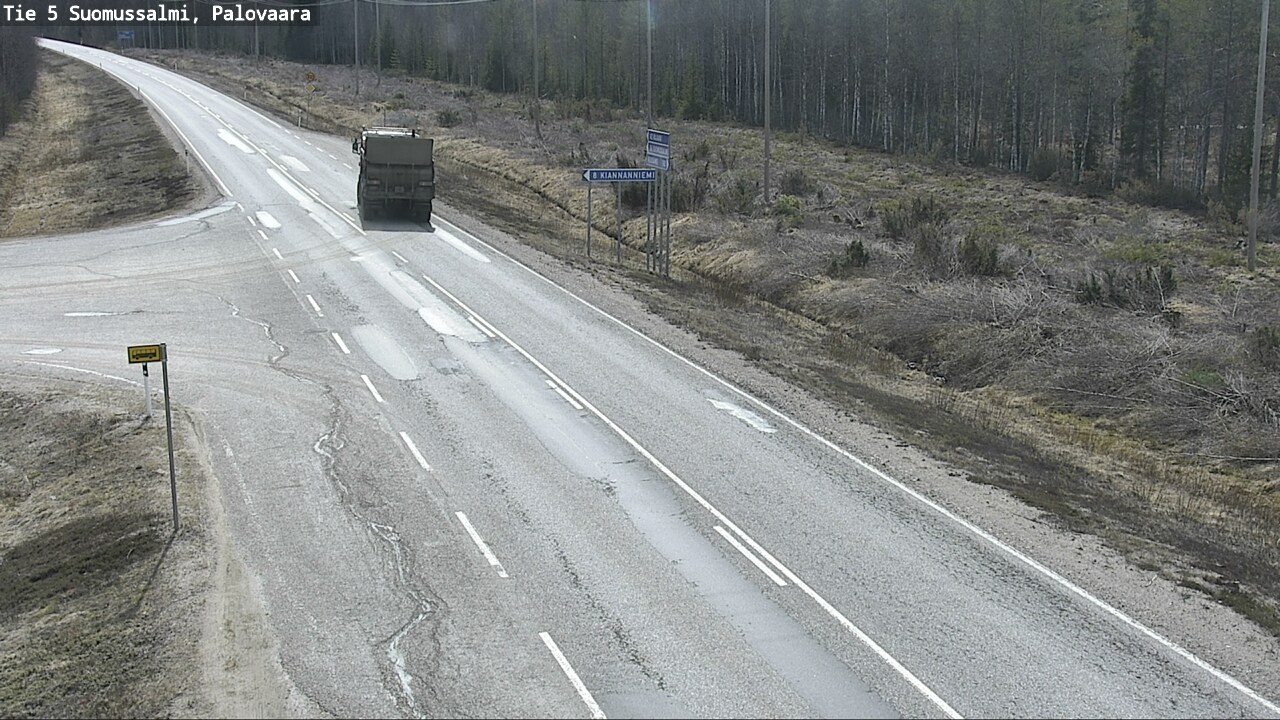 Kelikamerat Kuva Tie 5 Suomussalmi, Palovaara, Suomussalmi, Kainuu