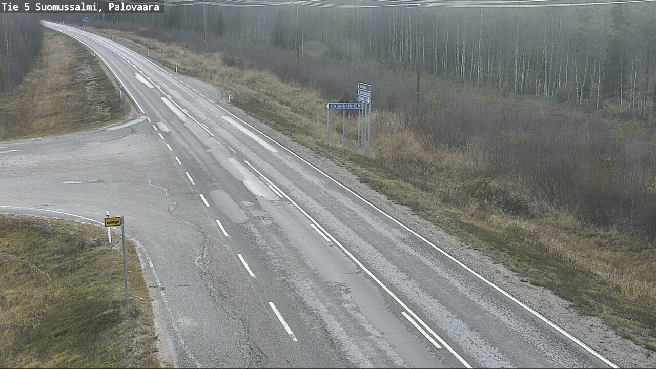 Kelikamerat Kuva Tie 5 Suomussalmi, Palovaara, Suomussalmi, Kainuu