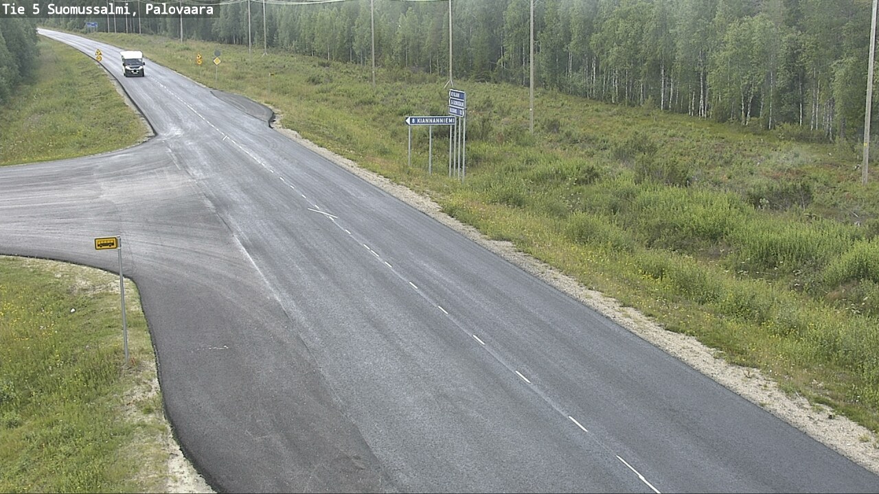Kelikamerat Kuva Tie 5 Suomussalmi, Palovaara, Suomussalmi, Kainuu