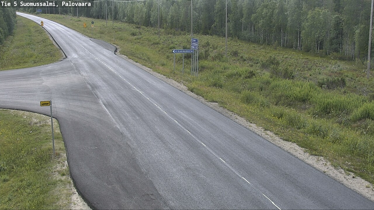 Kelikamerat Kuva Tie 5 Suomussalmi, Palovaara, Suomussalmi, Kainuu