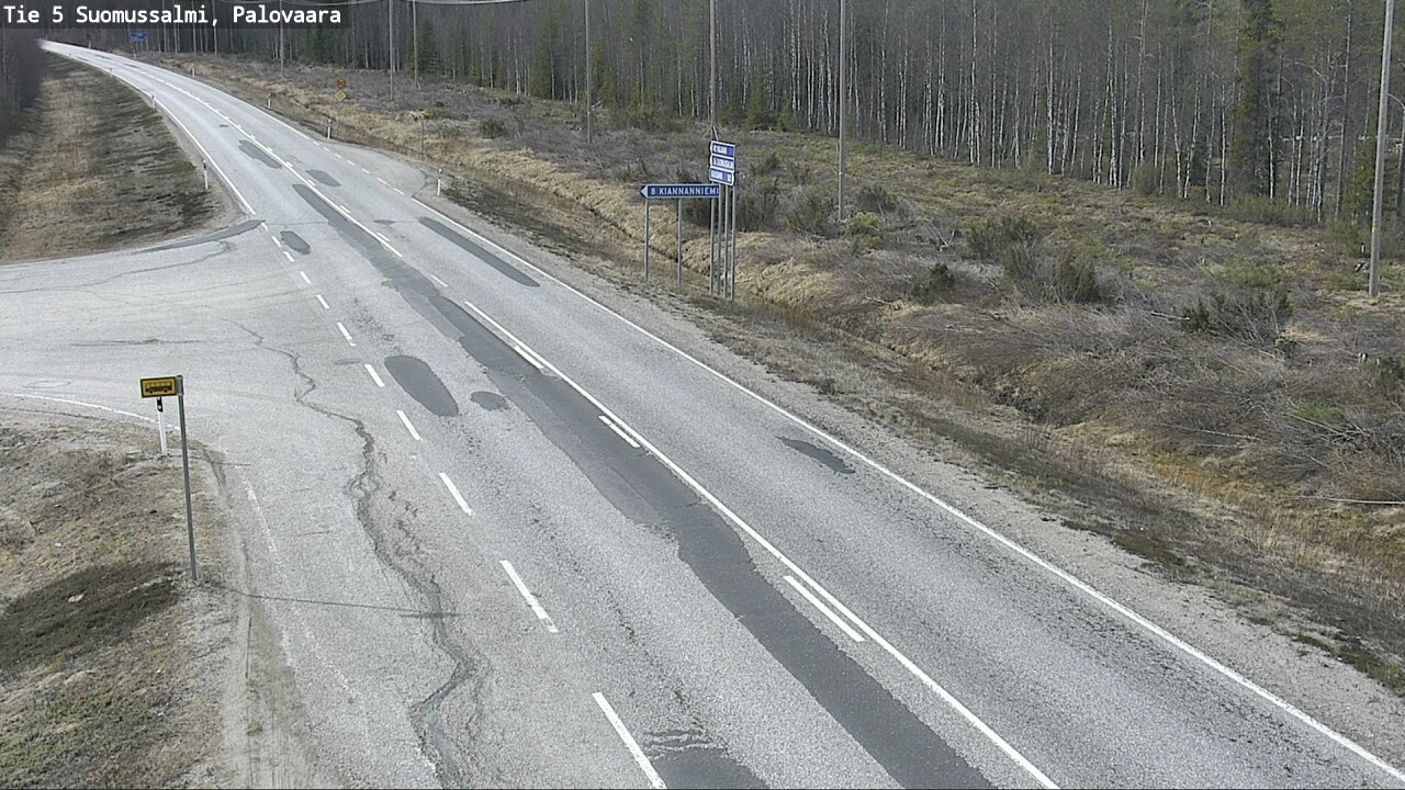 Kelikamerat Kuva Tie 5 Suomussalmi, Palovaara, Suomussalmi, Kainuu