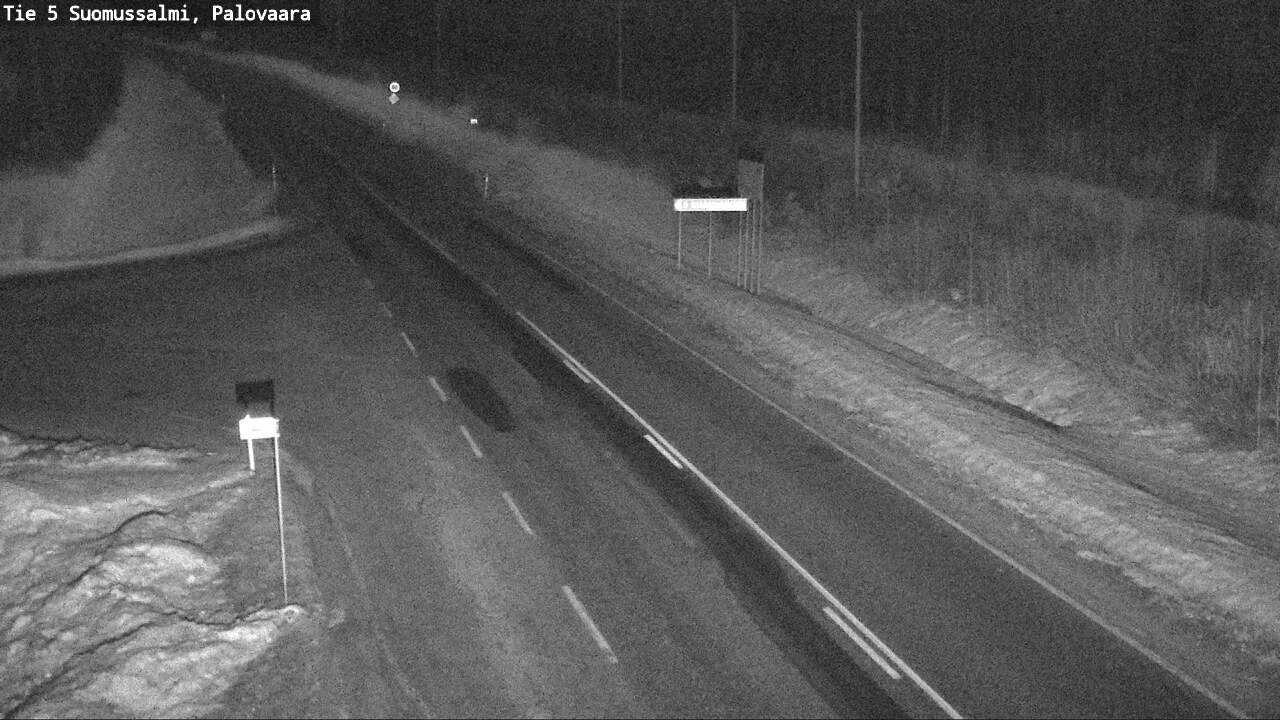 Kelikamerat Kuva Tie 5 Suomussalmi, Palovaara, Suomussalmi, Kainuu