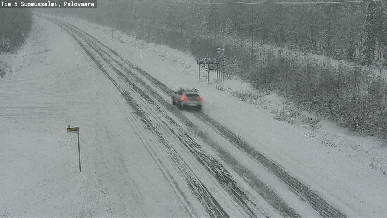Weather Camera Image Road 5 Suomussalmi, Palovaara, Suomussalmi, Kainuu