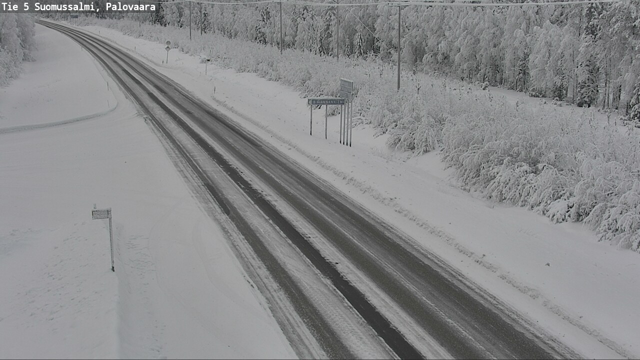 Kelikamerat Kuva Tie 5 Suomussalmi, Palovaara, Suomussalmi, Kainuu
