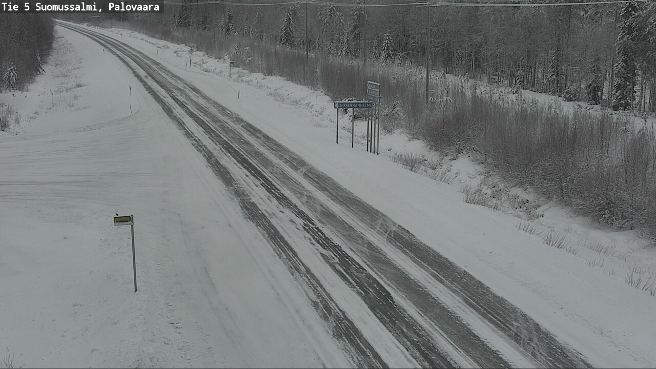 Weather Camera Image Road 5 Suomussalmi, Palovaara, Suomussalmi, Kainuu